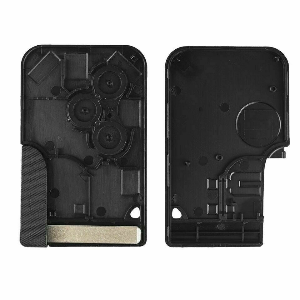 For Renault Megane/Scenic 2003-2008 Black Car Remote Card Smart Key Shell Case