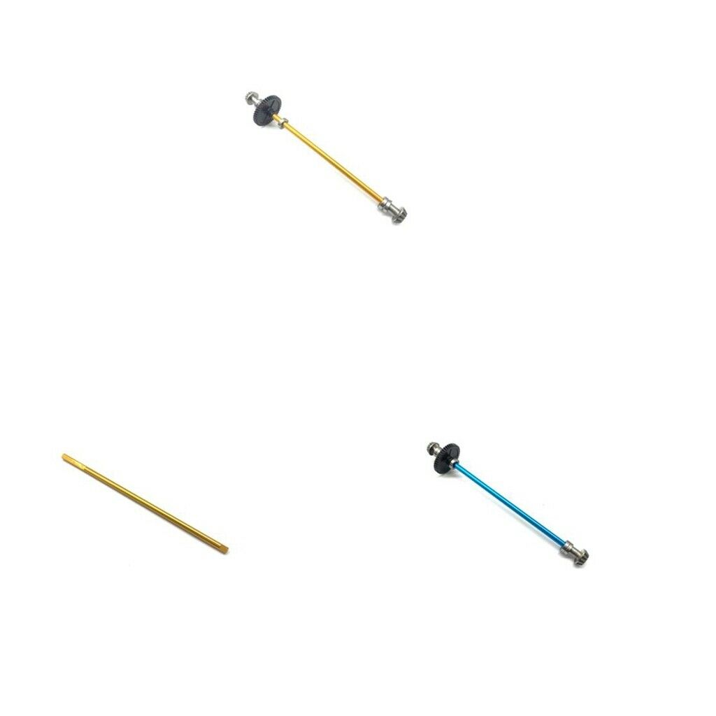 3Pieces For WLtoys 144001 1:14 Scale Upgrade Metal Central Drive Shaft Parts