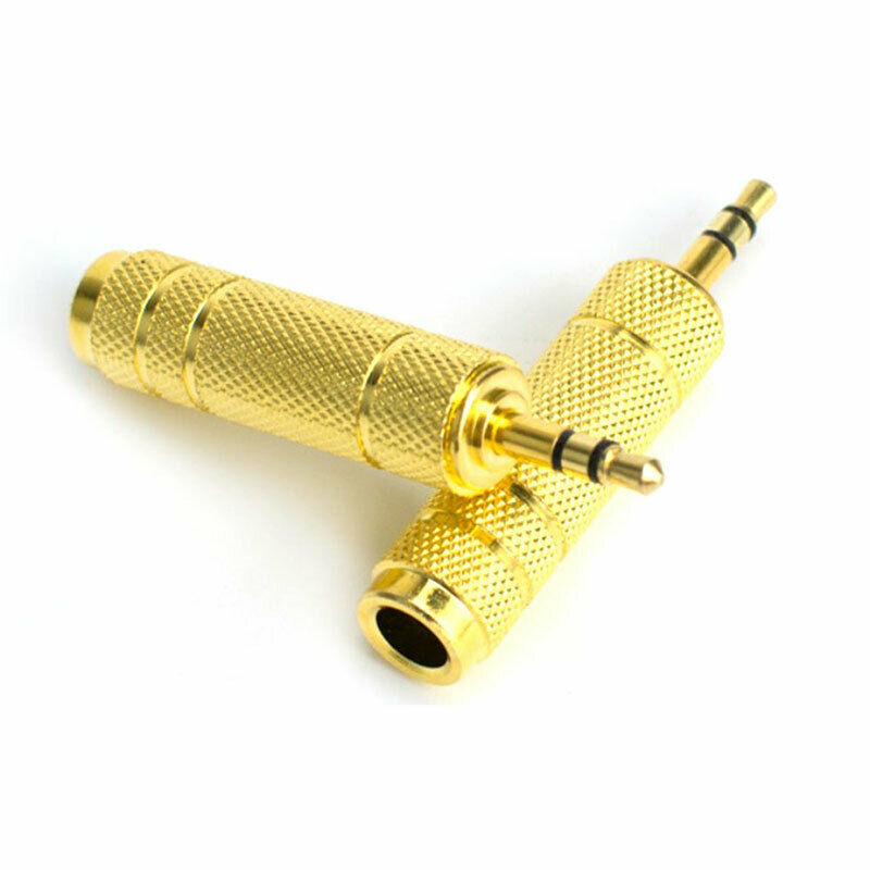 3.5mm Male to 6.5mm Female Stereo Mic Audio Headphone Jack Adapter Conver.l8