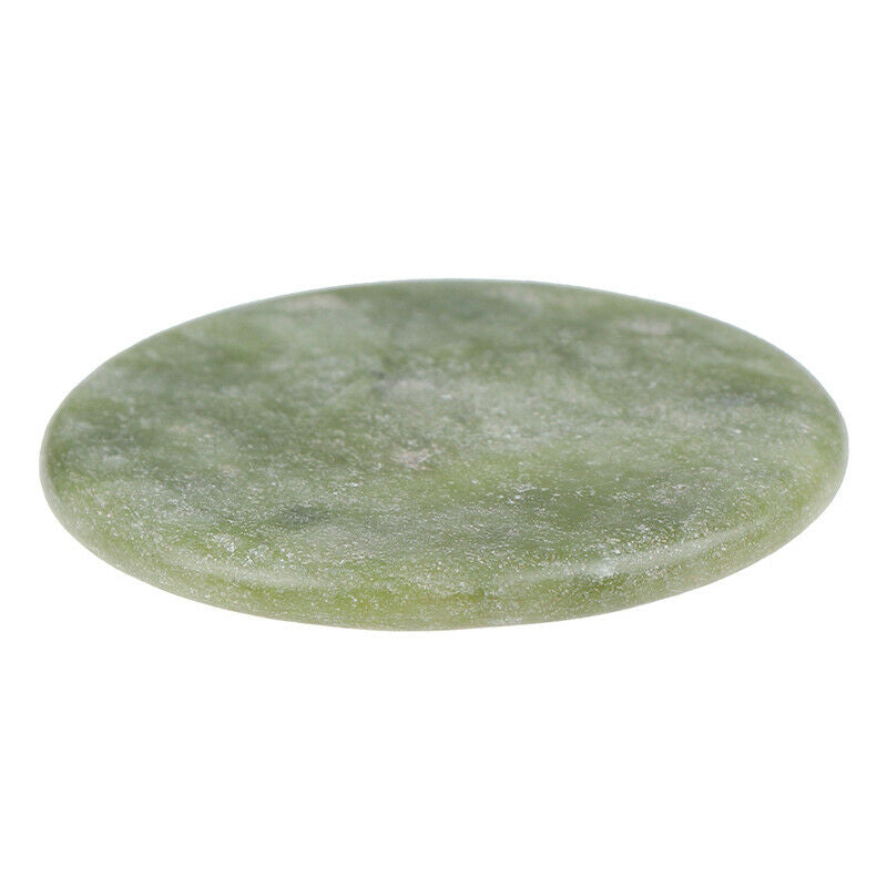 Round Jade Stone Eyelash Extension Glue Adhesive Stand Pallet Stand Holde.l8