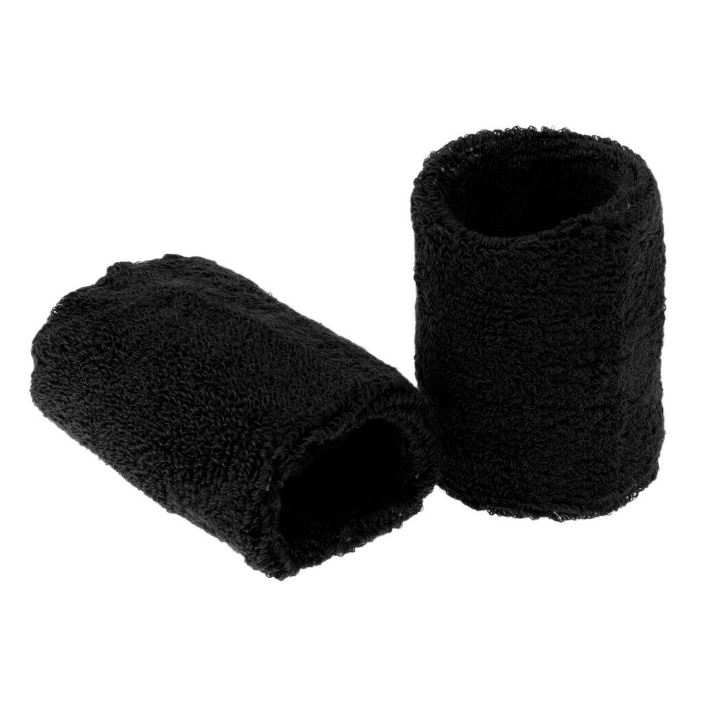4Pcs Sweatband Wristband Unisex Cotton for Sports Gym Tennis Running Cycling