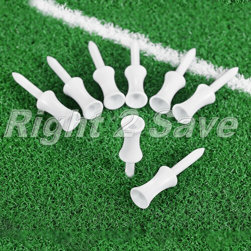 54mm 100Pcs Plastic Step Down Golf Tees Graduated Castle Tee Aid Tool Training