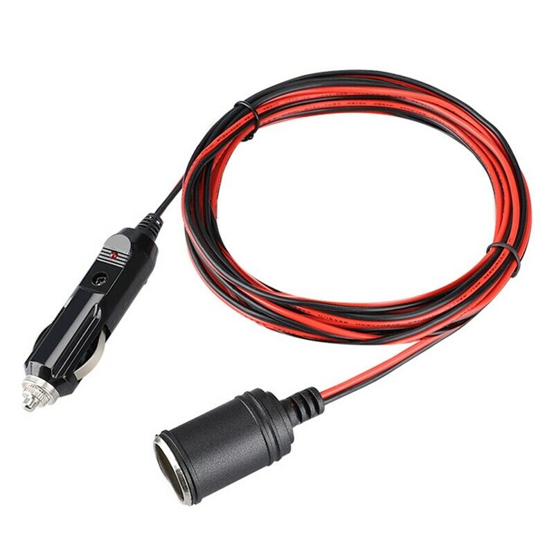 12V 24V 15A Heavy Duty Car Lighter Socket Male Female Extension Cord Power SupA4