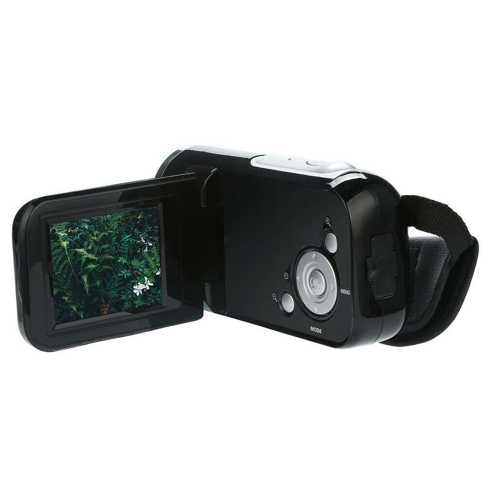 Black Video Camcorder HD 1080P Handheld Digital Camera 4X Digital Zoom Practical