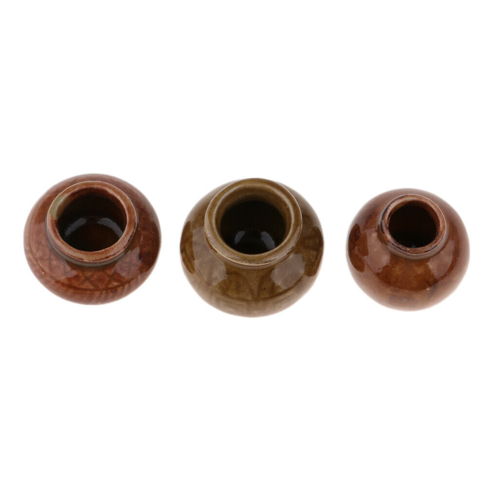 3 Pieces Modeling Ceramic Flower Vase Home Decor