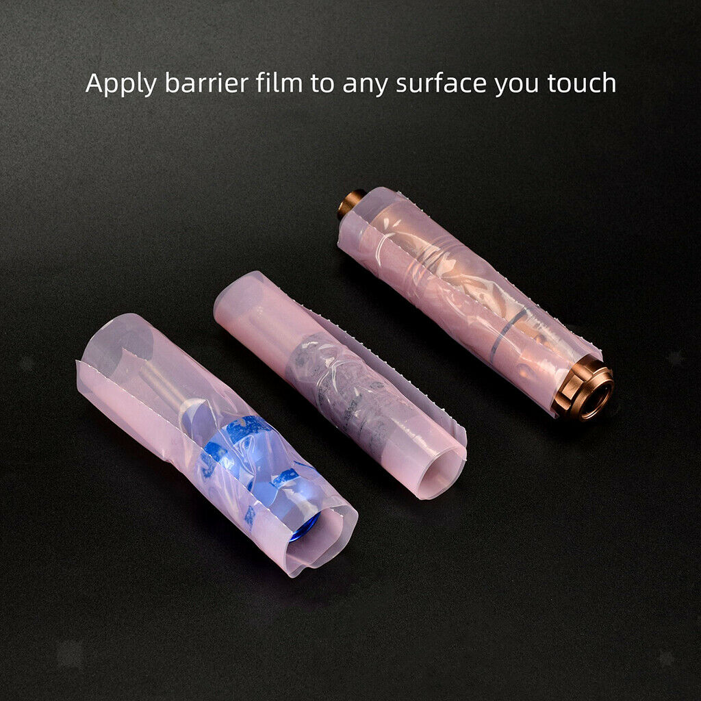 Waterproof Thick Sanitary Protective Film for Tattoo Machine Parts pink