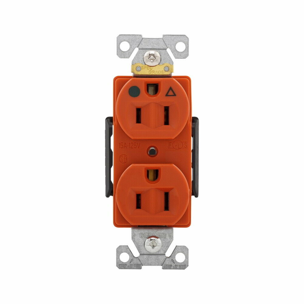 1pcs- EATON IG8200RN 15A 125V Isolated Premium Hospital Duplex Receptacle 5-15R
