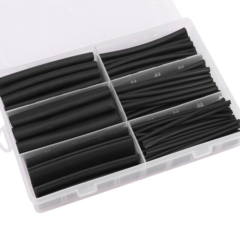 130 pcs 3: 1 Dual Wall Adhesive Heat Shrink Tubing kit, 6 Sizes(DIA): 1/2, 3/8K2