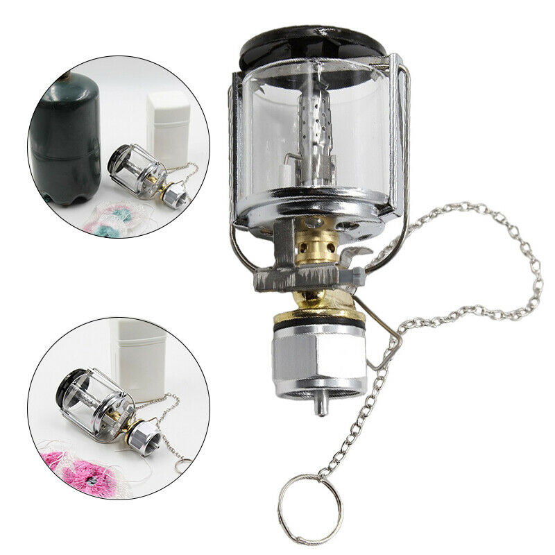 Portable Gas Lantern Fuel Lamp Outdoor Piezo Ignition Propane Light Picnic