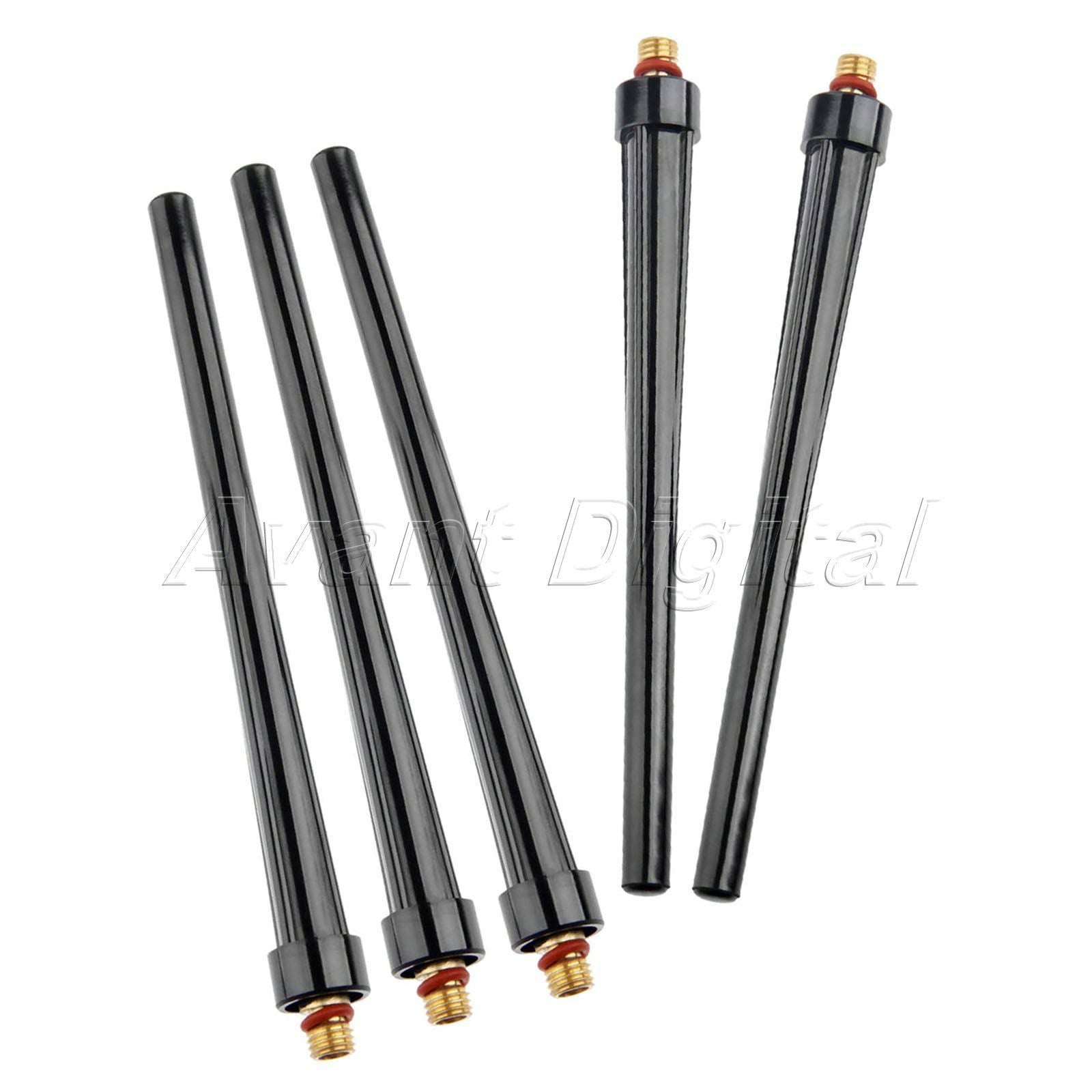 5pcs 41V24 Long Back Cup for WP-9 WP-20 WP-25 Tig Welding Torch Replacement Kit