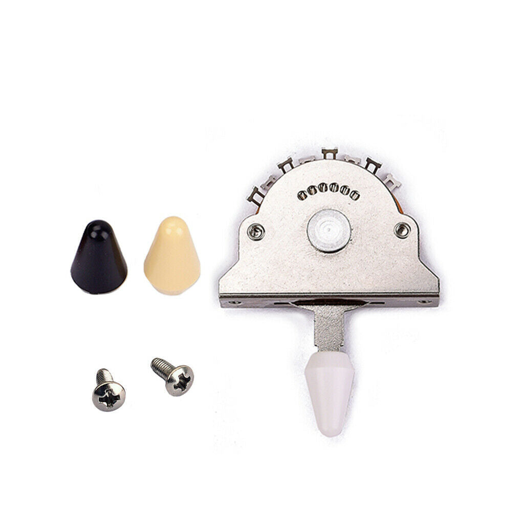 Durable 5 Position Guitar Lever Selector Switch Nickel Switch Color
