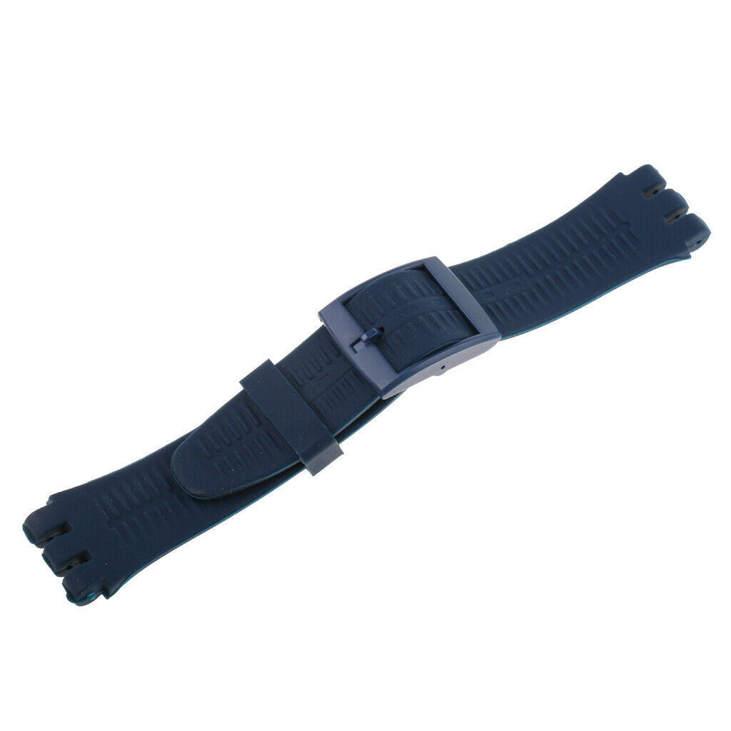 2 Sets Silicone Watch Bands Quick Release Soft Replacement Straps 19mm