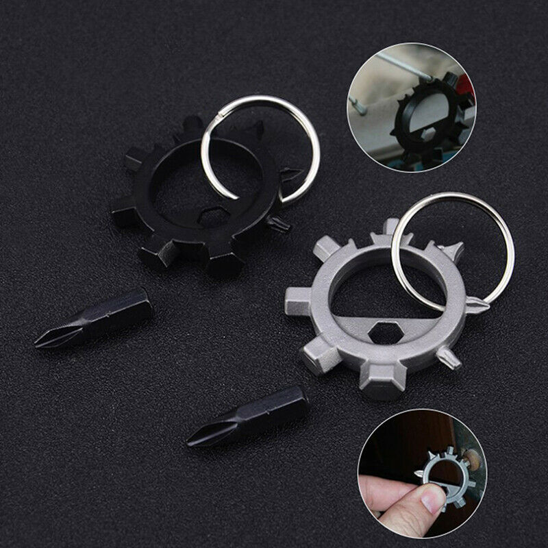 Stainless Steel Bicycle Repair Tools 12 in 1 Multifunctional Opener ScrewdriFCA