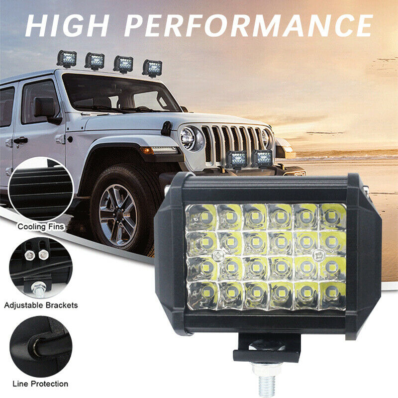 LED Work Light IP67 Flood Spot Driving Lamp Offroad Car Truck SUV Boat 12V 24V