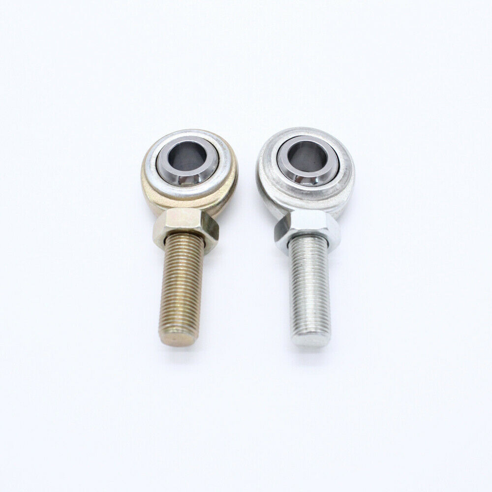 new  2pcs 1/2 x 1/2-20 Male LH Rod Ends Heim Joint Heims CML-8 Jam Nut