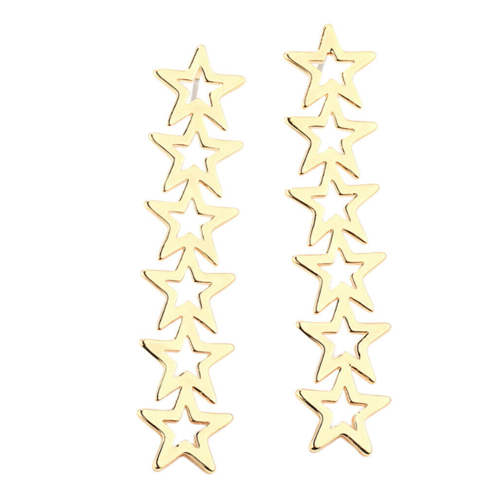 1 pair stars drop stud earring eardrop women fashion jewelry gifts