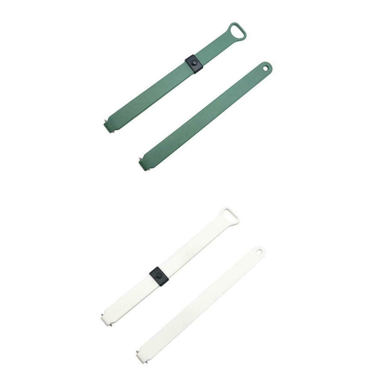 2Pack Replacement Soft TPE Wrist Strap Belt And Metal Buckle For Misfit Ray
