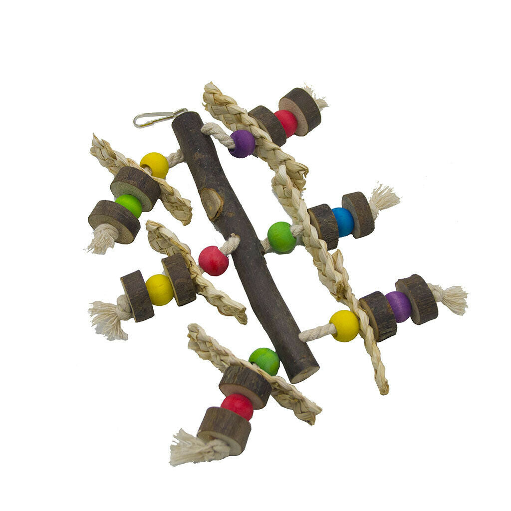 7x Parrots Chew Toys Birds Climbing Stand Toys For Medium Birds Parrot