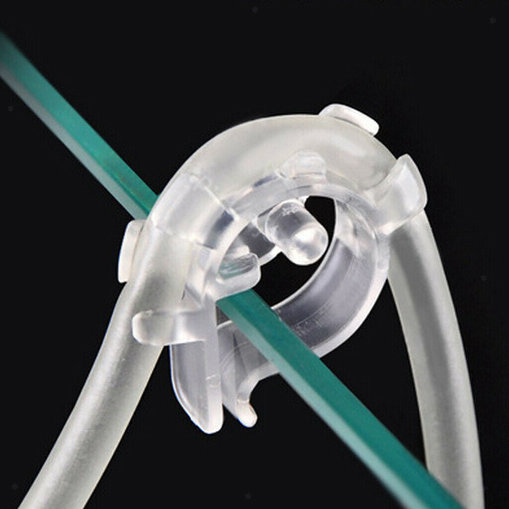 Aquarium Aquarium Water Oxygen Tube Clamp And Sucker Fastening Kits, 2x Clamp,