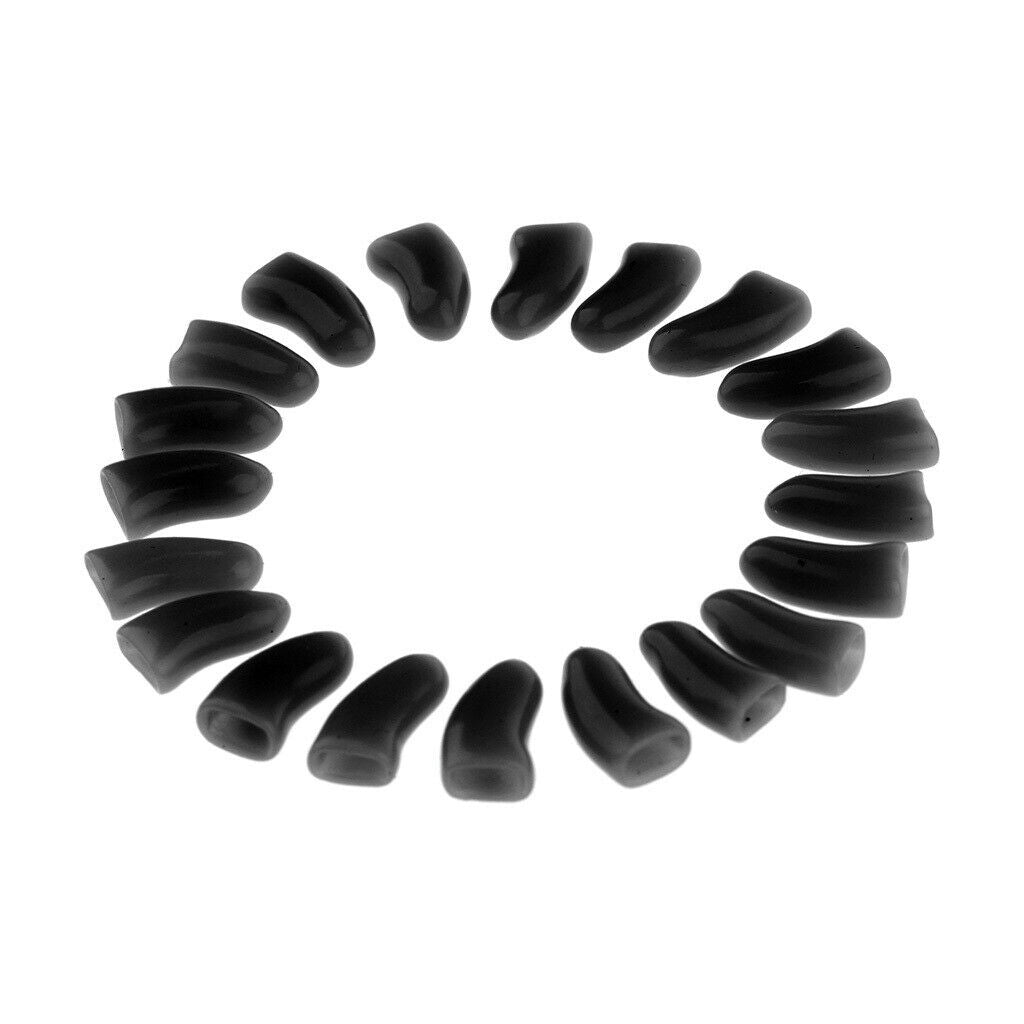 20 Pieces Soft Claws Paw Care Covers For Pet Cat Kiteen M