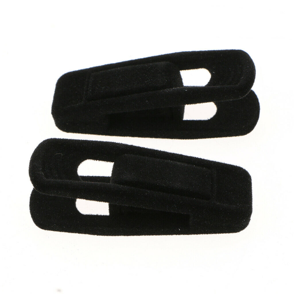20pcs/Pack Black Velvet Surface Clothes Clips/Clothespins/Clothing Clamps Strong