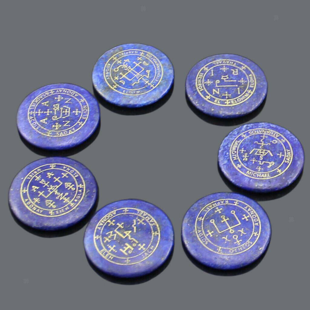 7 Pieces 1.18inch Reiki Lapis Lazuli Good Choice To Decorate Your Room