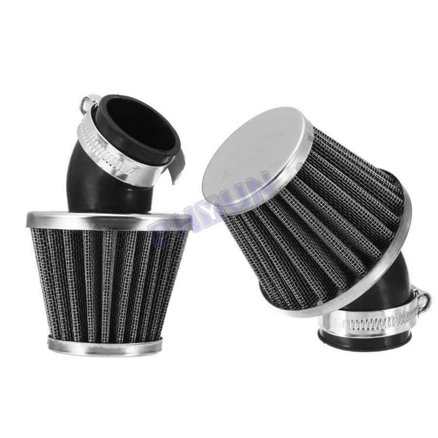 4x Motorcycle Scooter ATV 50mm 45Â° Air Intake Filter Pod 50-140cc Universal