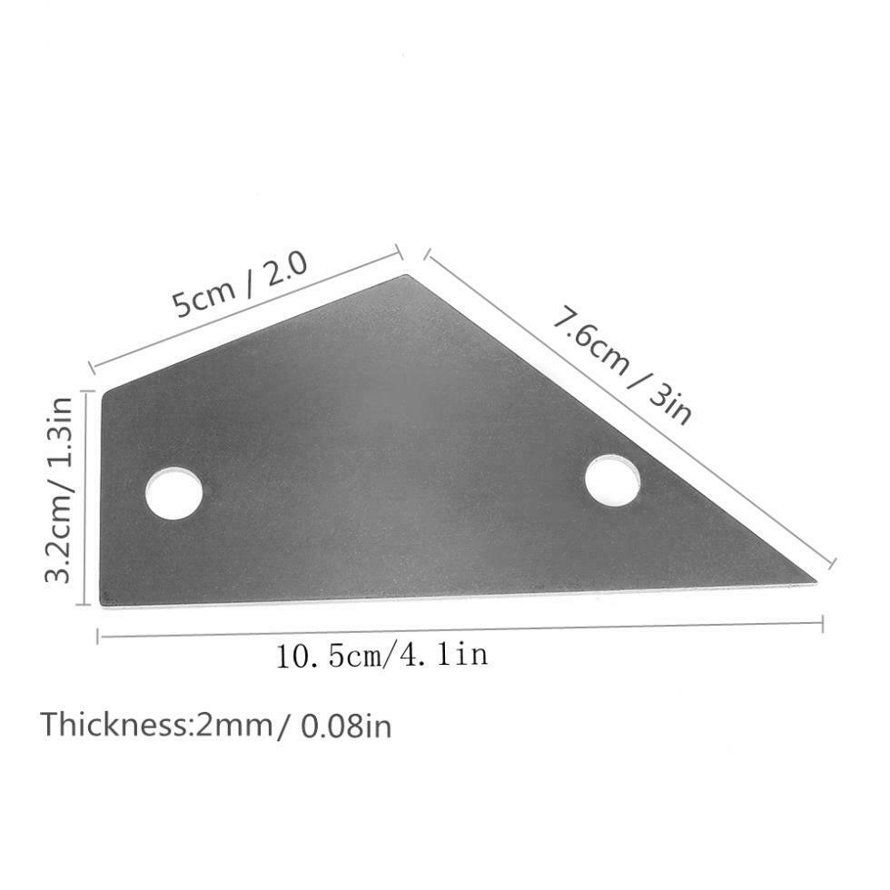 4 IN 1 Stainless Steel Luthiers Fret Finder Rocker for Guitar Frets Leveling