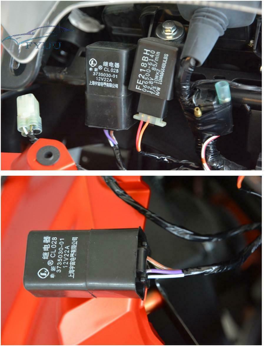 Motor Charger Digital Voltmeter Dual USB QC3.0 for Kawasaki versys650/versys1000