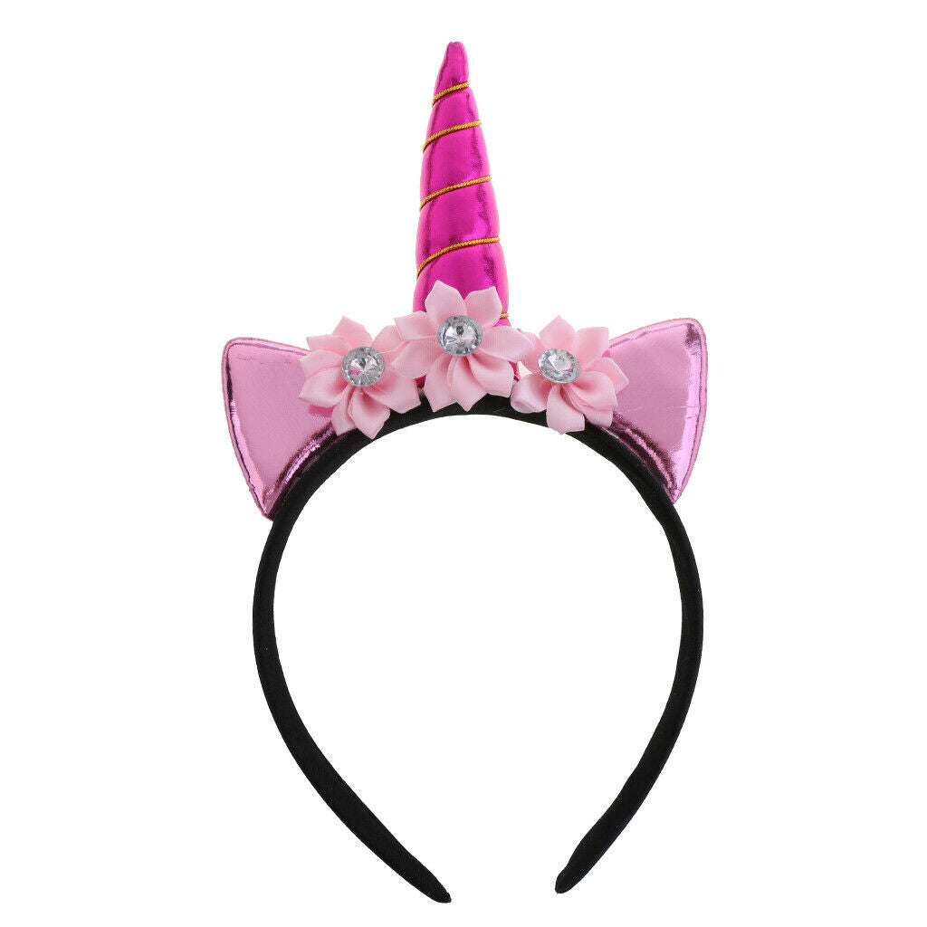 Kids Party Headband Unicorn Theme Hair Band Fancy Dress Costume Accessory