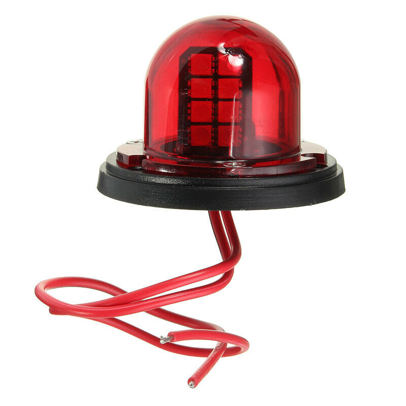 2X LED Bow Navigation Light Red Green Sailing Signal Light for Marine Boat_e Tt