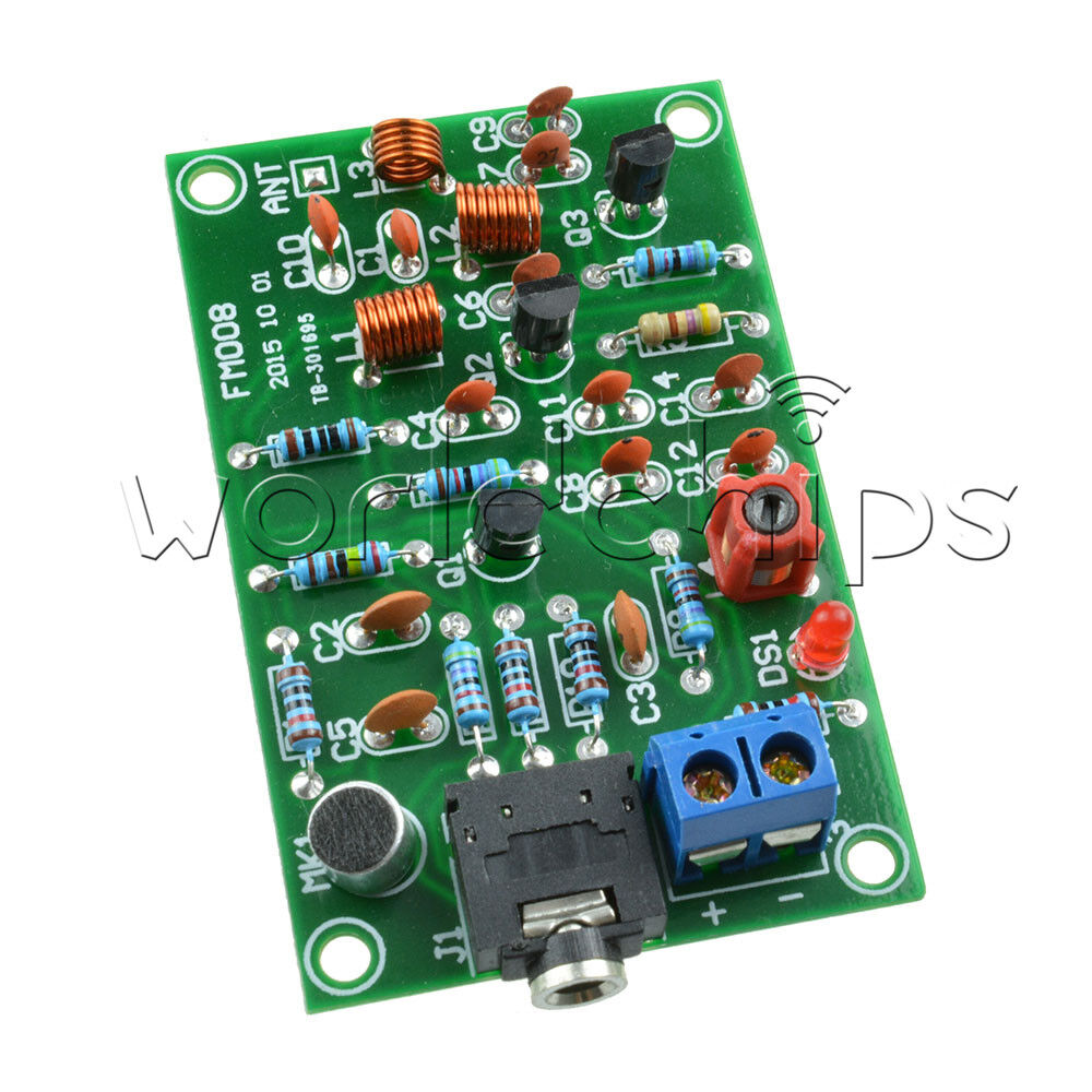 76-110MHz FM Radio Transmitter Repeater MP3 Audio Wireless Transmitter Module WC