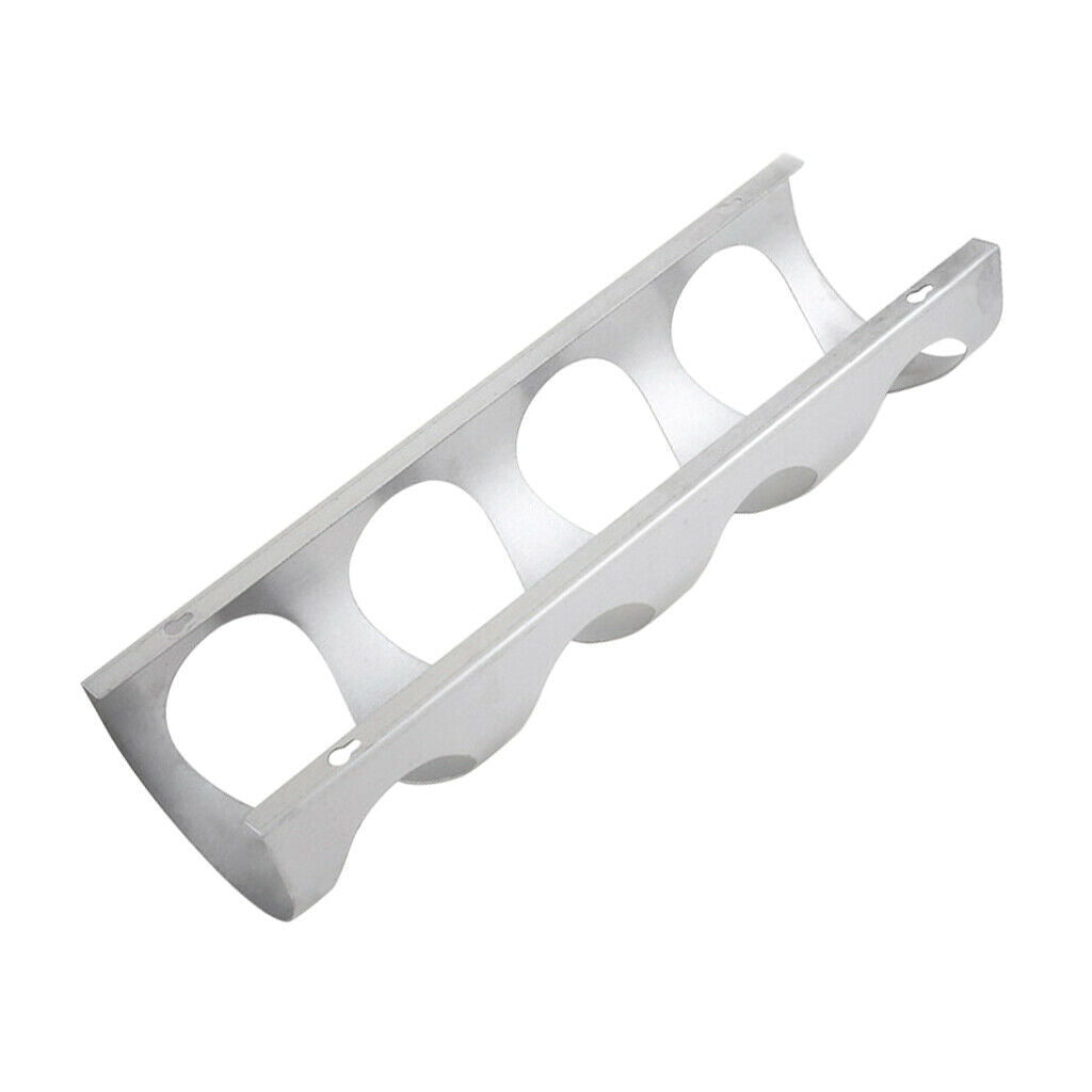 Stainless Steel Wine Holders Bottle Holder Wine Dispaly Rack 4-Bottle Holder