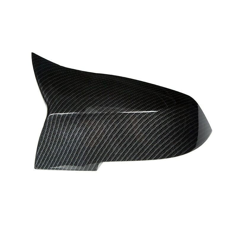 2X Carbon Fiber Rear Mirror Cover Caps LH&RH For BMW F20 F21 F22 F30 F32 F36