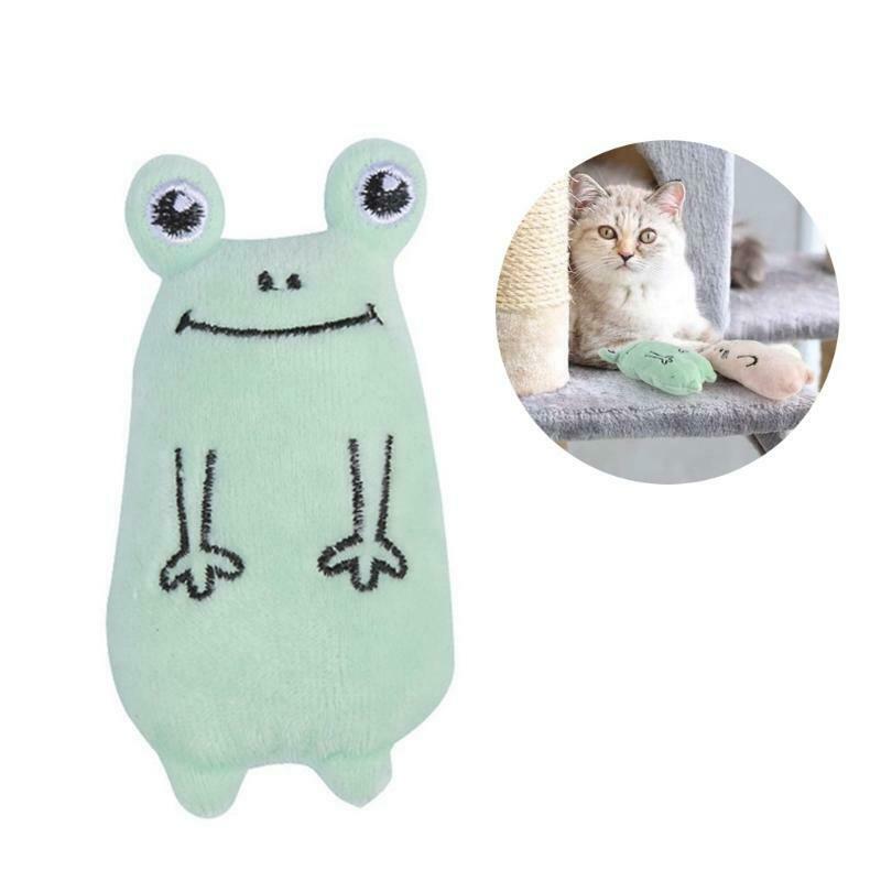 5 Pieces Kitten Gritted Teeth Interactive Animal Plush Catnip Pet Gift