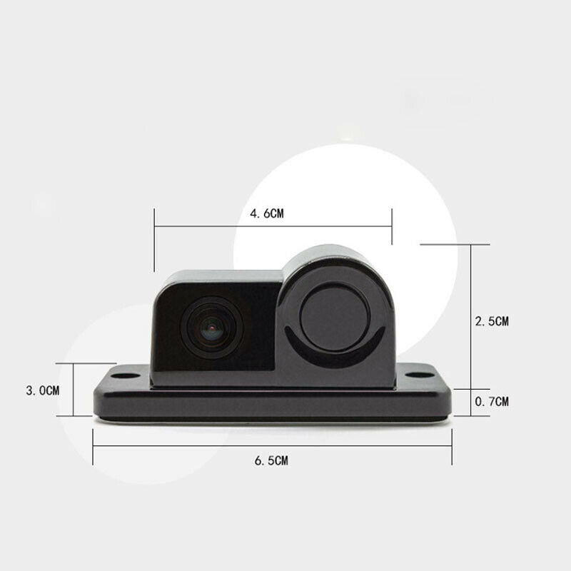 2in1 420TVL Car Parking Reverse Sensor Radar Rearview Backup Night Vision Camera