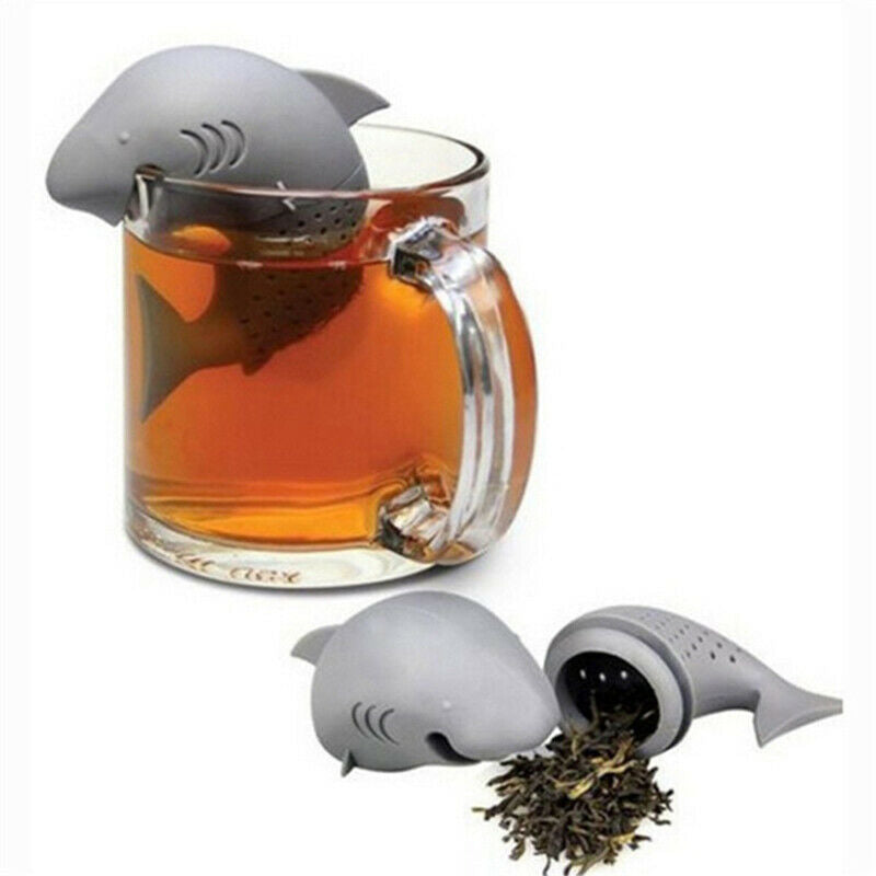 Shark Tea Infuser Silicone Strainers Tea Strainer Filter Empty Bag Leaf Diffuser