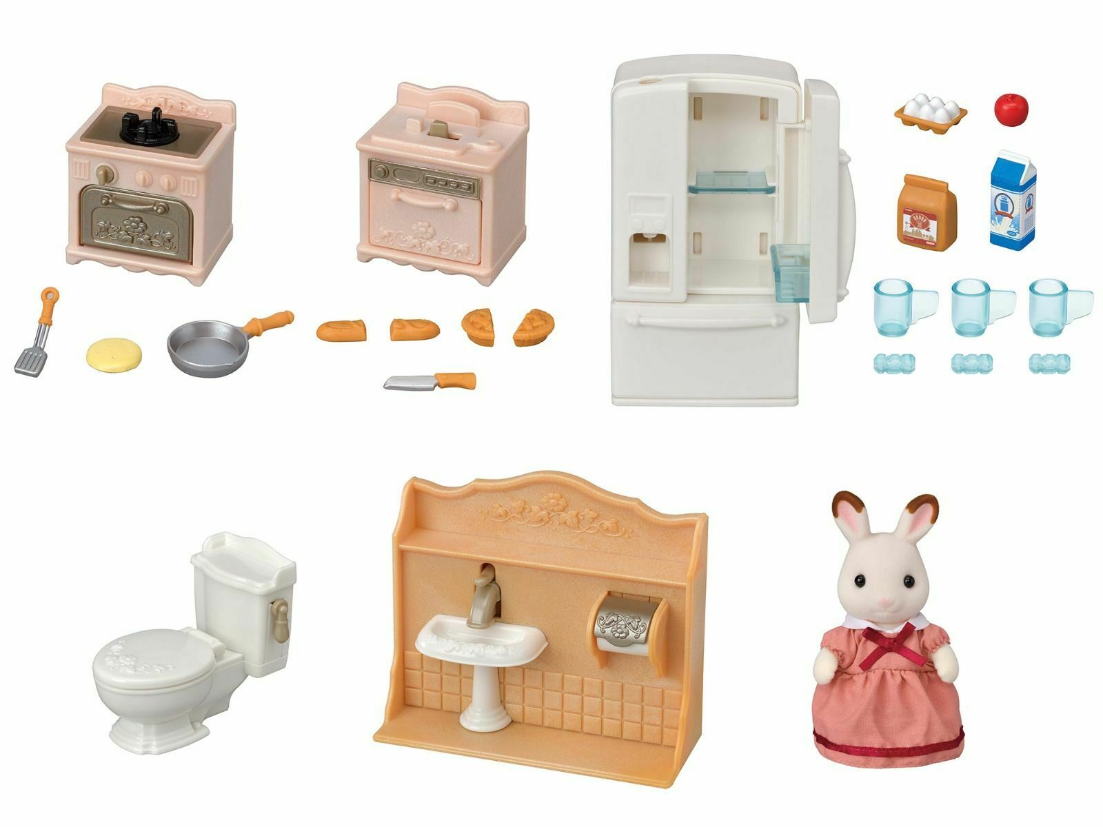 Sylvanian Families Playful Starter Furniture Set inc 27 Pieces 5449 Role Play 3+