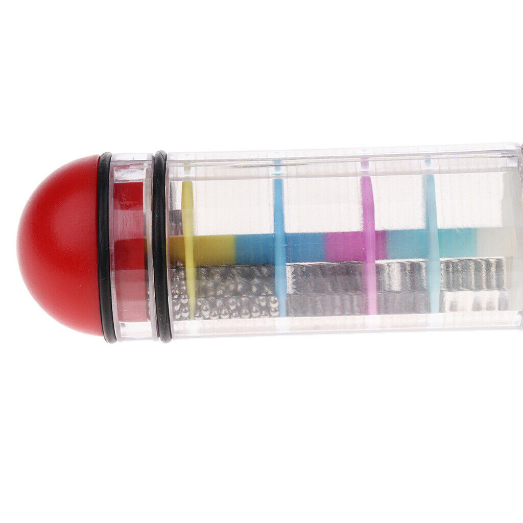 Plastic Rain Sound Colorful Sandstick Beads Developmental Toys for Children