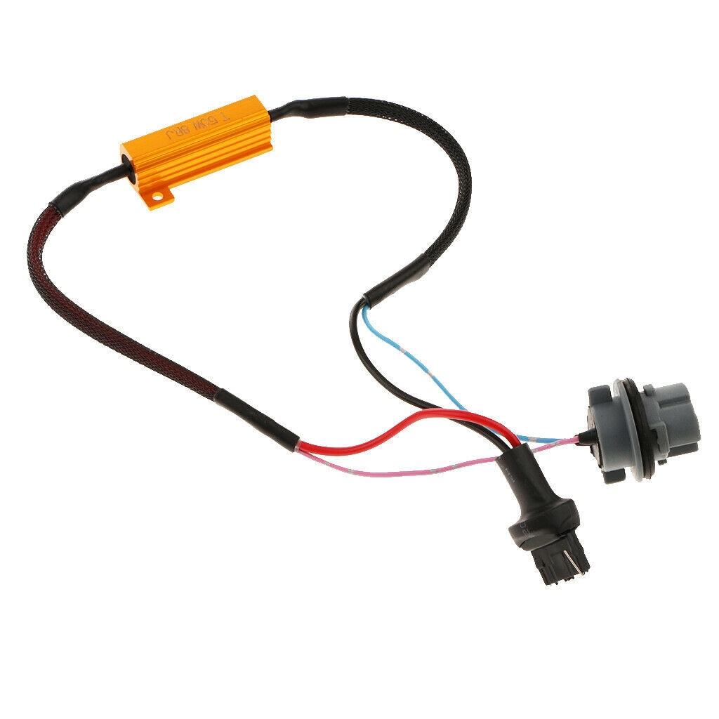 2 Pieces 7440 50W 8Ohm Error Free Anti Flicker Resistor Canceller Decoder