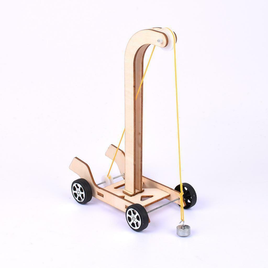 Gravity Car DIY Supplies Kits Science Learning Experiment Building Blocks