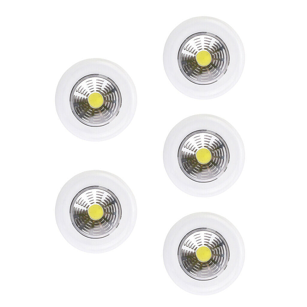 5 Pieces Portable Night Lights Tap Lights for Home Closet Cabinet Camping