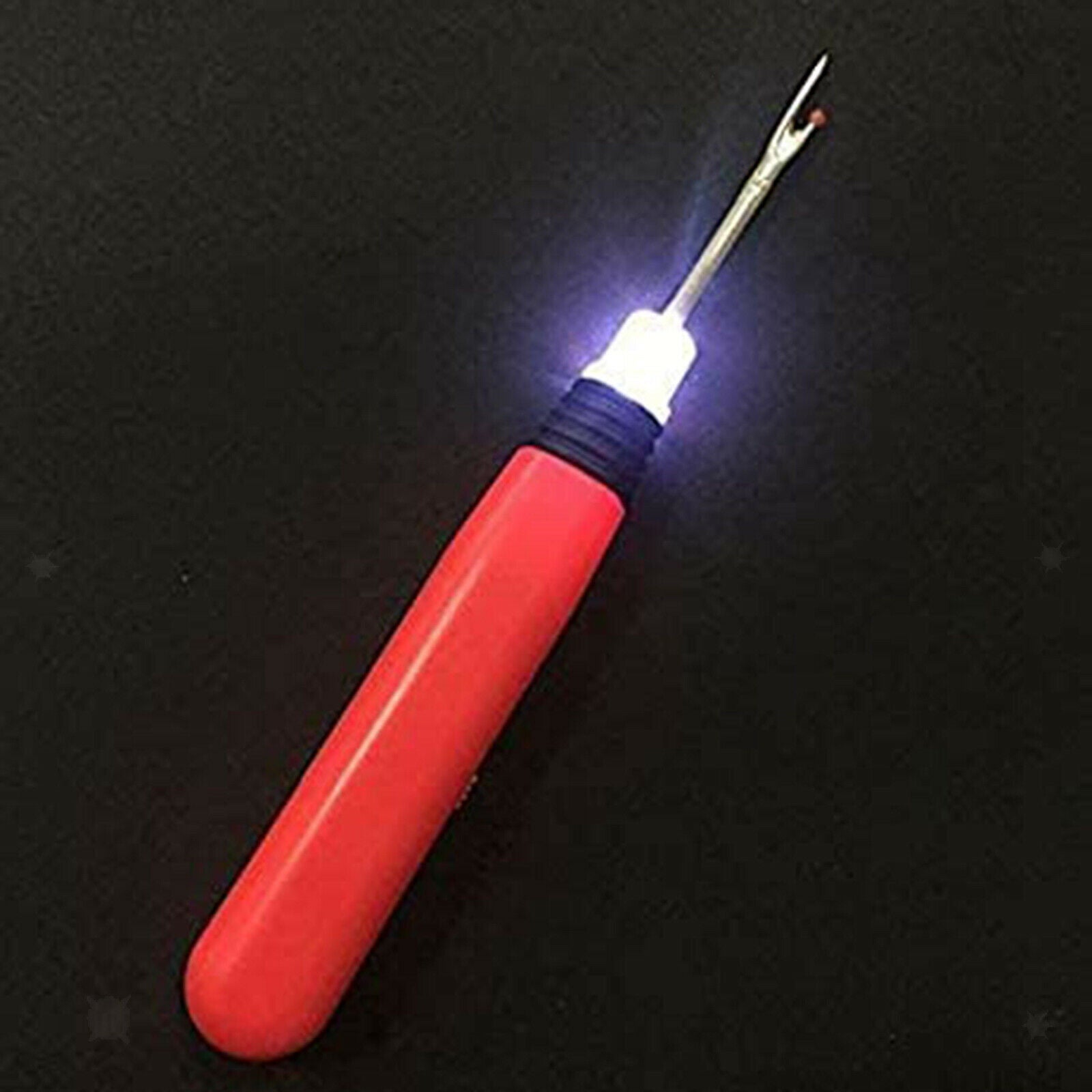 2x Handy Lighted Seam Ripper with Led Light Removing Seams DIY Cross Stitch
