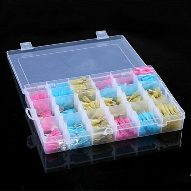 250pcs Heat Shrink Wire Connector DIY Waterproof Marine Automotive Terminals Set