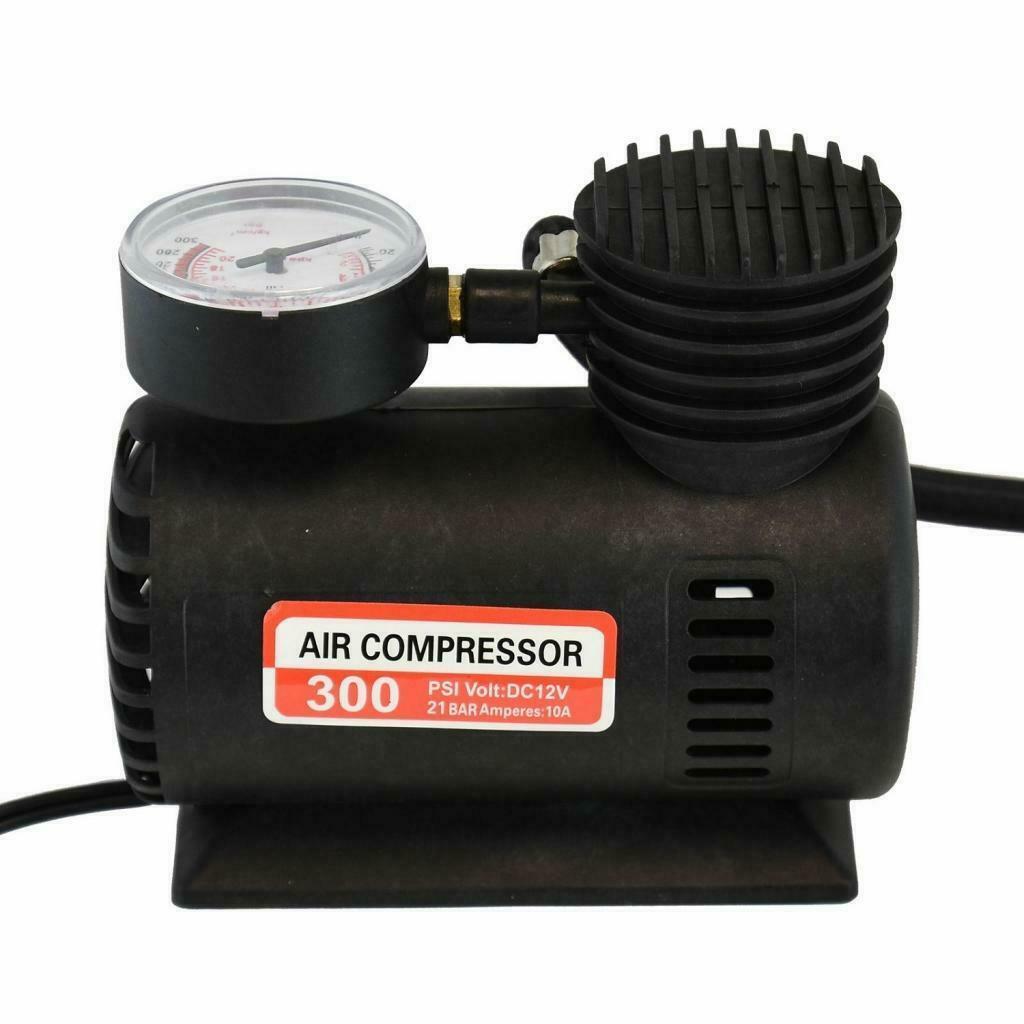 300PSI Air Compressor Tire Inflator Portable w/ Dispaly Car Air Pump -DC12V