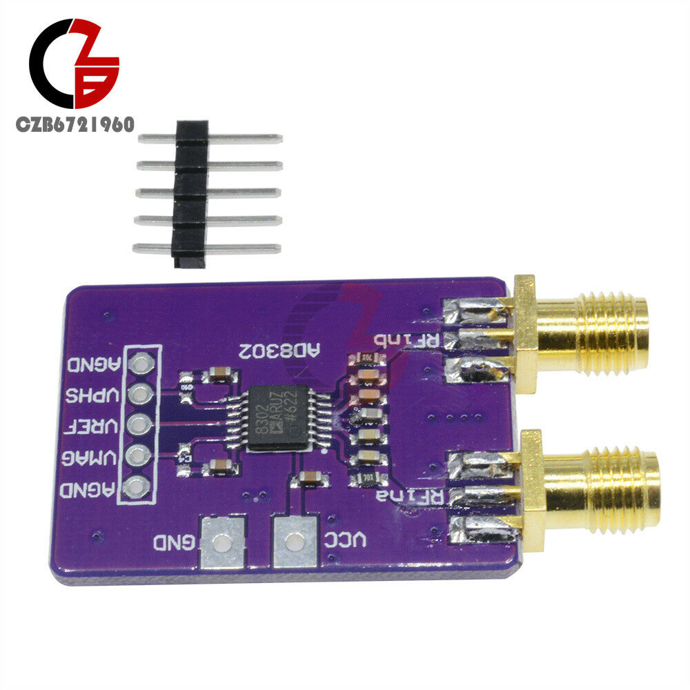 AD8302 Amplitude Phase RF Detector Module IF 2.7GHz Phase Detection for Arduino