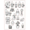 Happy Gnome Silicone Clear Seal Stamp DIY Scrapbook Embossing Photo Album Decor