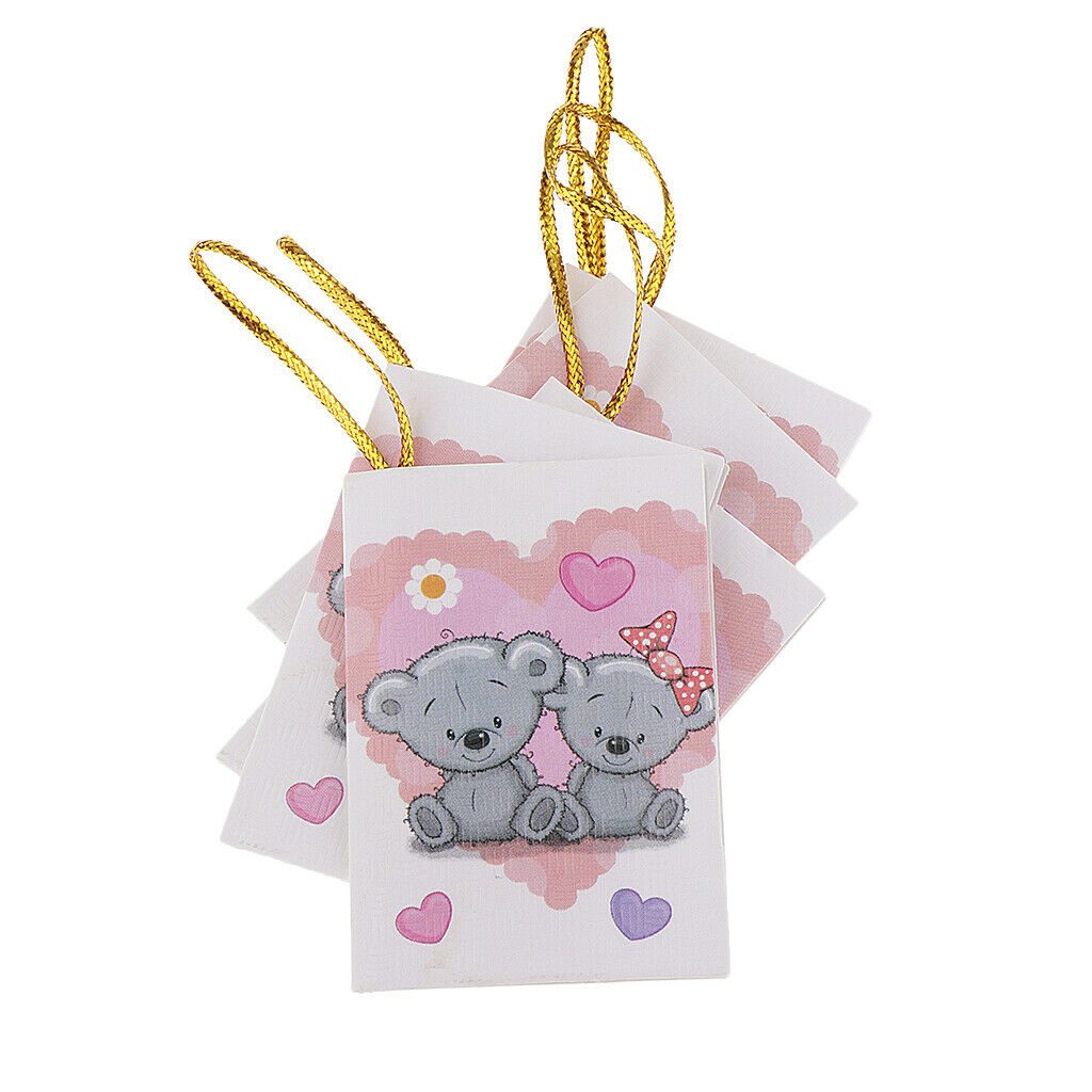 320x Lovely Gift Tags Labels Label Greeting Cards Gift Cards Wish Cards, Made Of
