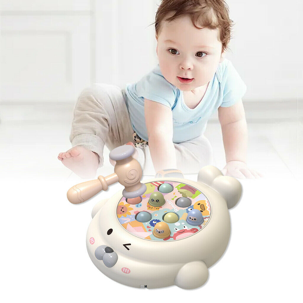 Whack a Hamster Hammering Game with Sound Pounding Fun Toys for Toddler