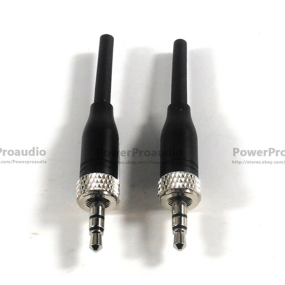 20pcs black 3.5mm Stereo Screw Lock Connector for Sennheiser EW100 EW300 EW500